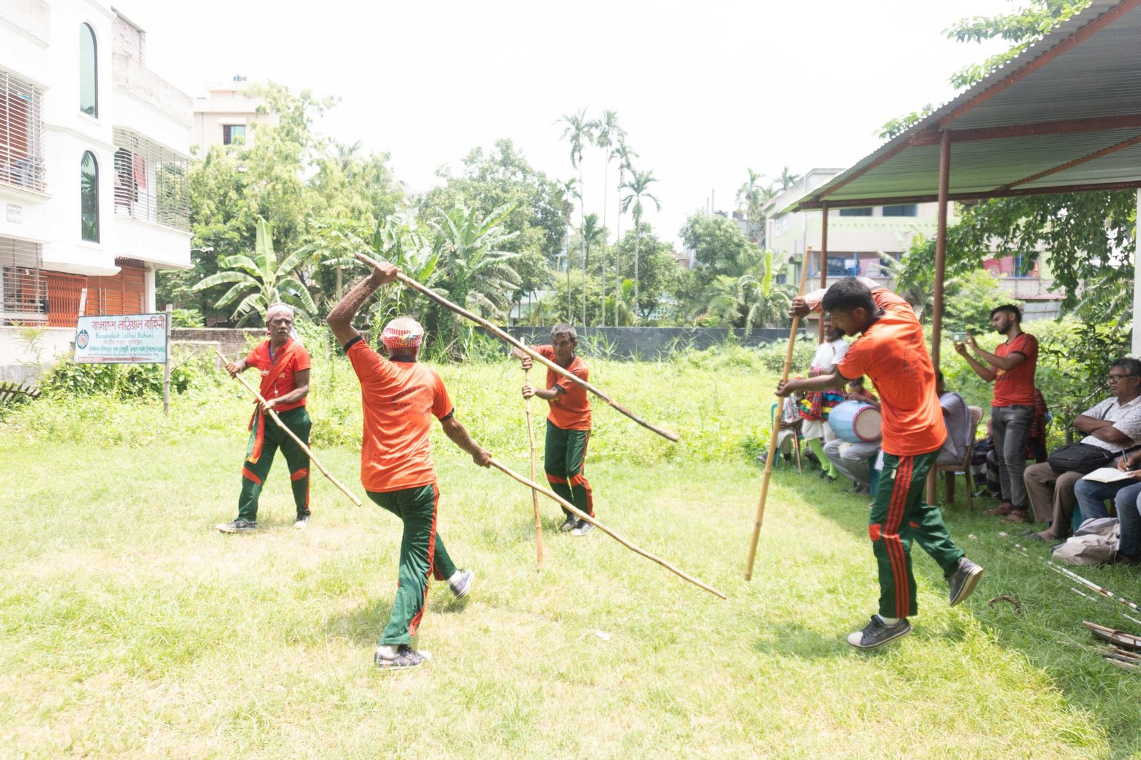 Image-21 a, group combats with ling sticks