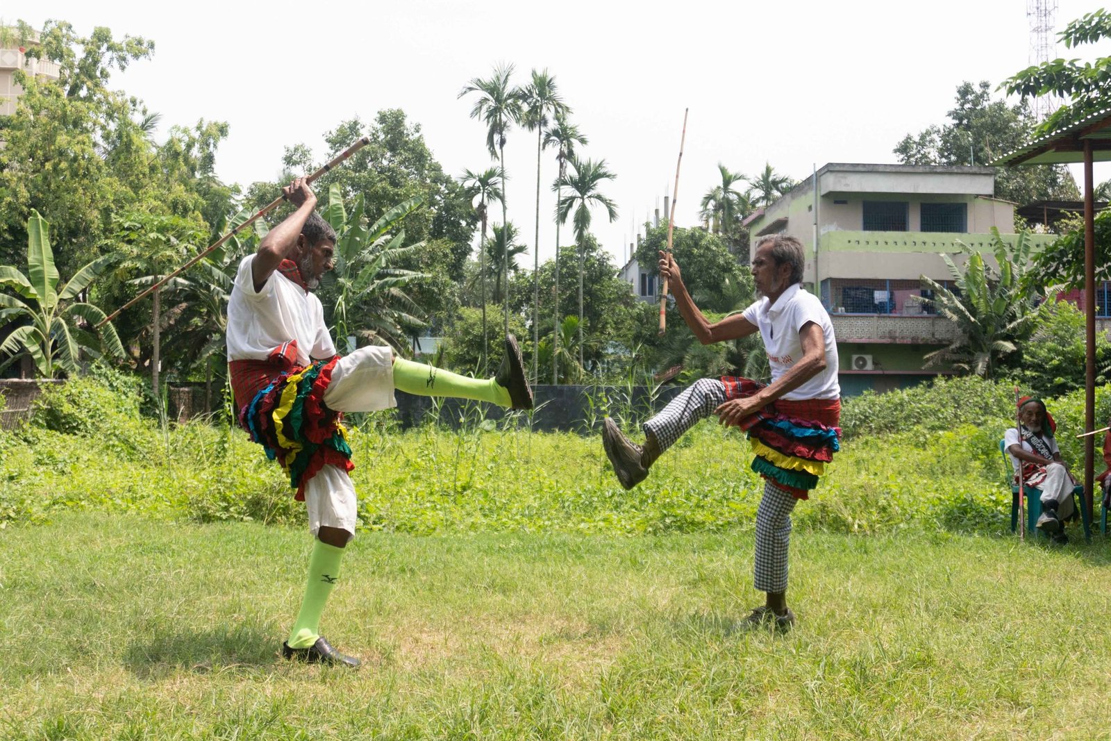 Image-22, Dual Combat with thin sticks