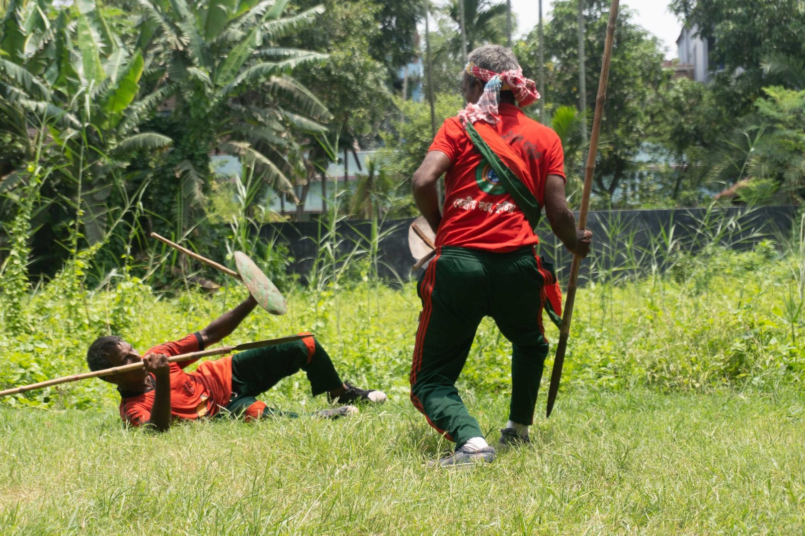 Image-25 a, Combat with Spear and Shield